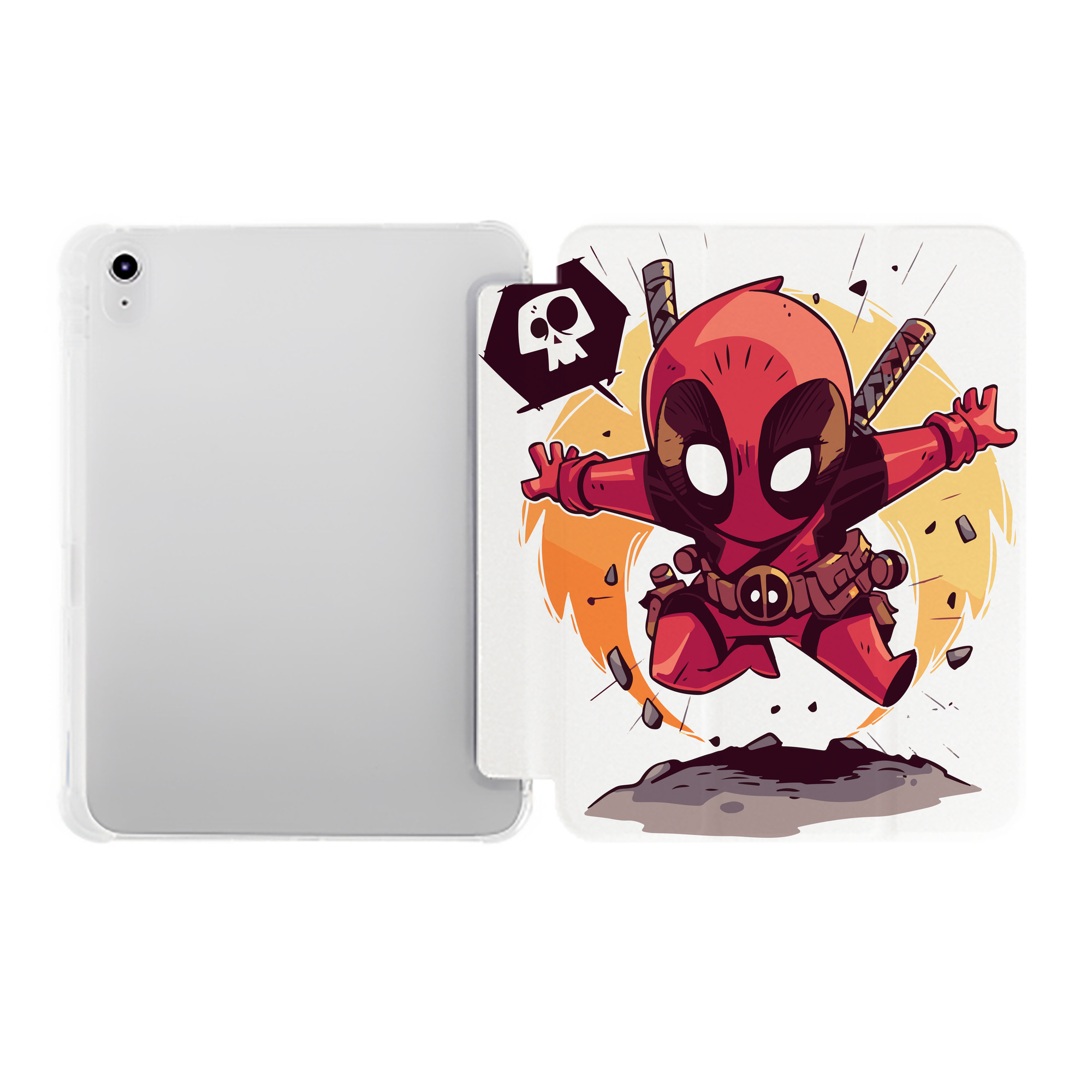（画像用） アベンジャーズ The Avengers IPad ケース ペン収納付き 三つ折りスタンド PUレザー×シリコン 対応機種9.5/10.5/10.9インチ